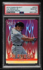 2013 Panini Select En Fuego Silver Prizm Cal Ripken Jr PSA 10 GEM MT HOF 7xr