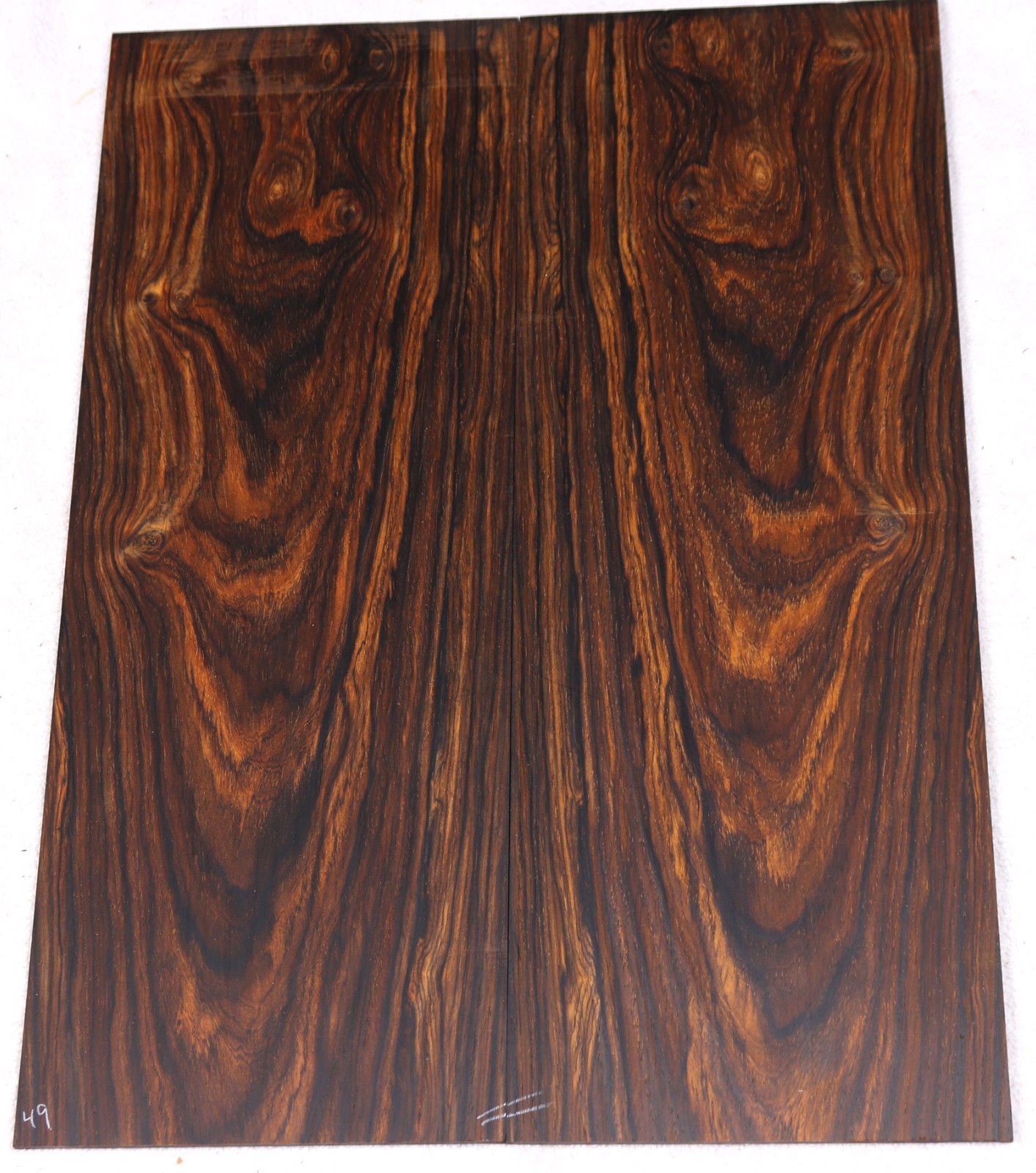 Cocobolo rosewood drop top/ lam top for electric guitar or bass CDT49