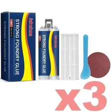 Strong Foundry Glue, High Temperature Resistant Casting Repair,Metal Repair Glue