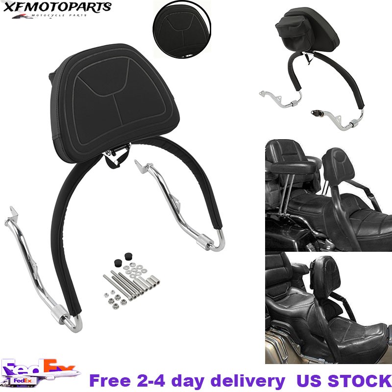Driver Sissy Bar Backrest Fit For Honda Goldwing GL1800 1800 2001-2016 13 14 15