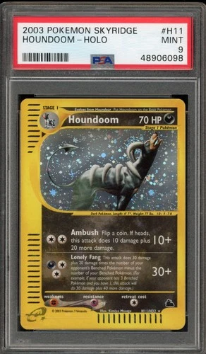 Pokemon Houndoom Skyridge Holo Rare #H11 PSA 9 Mint