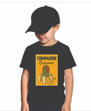 Chimpanzini Bananini Banana Monkey T-shirt, Brainrot Humor Banana Monkey Tee Top