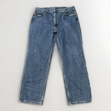 Levis 540 Jeans Mens 42x34 Blue Relaxed Fit Medium Wash 42x32.5