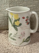 Floral Design Fine Bone China Handmade Objets D'Art Jug- Lovely Floral Design