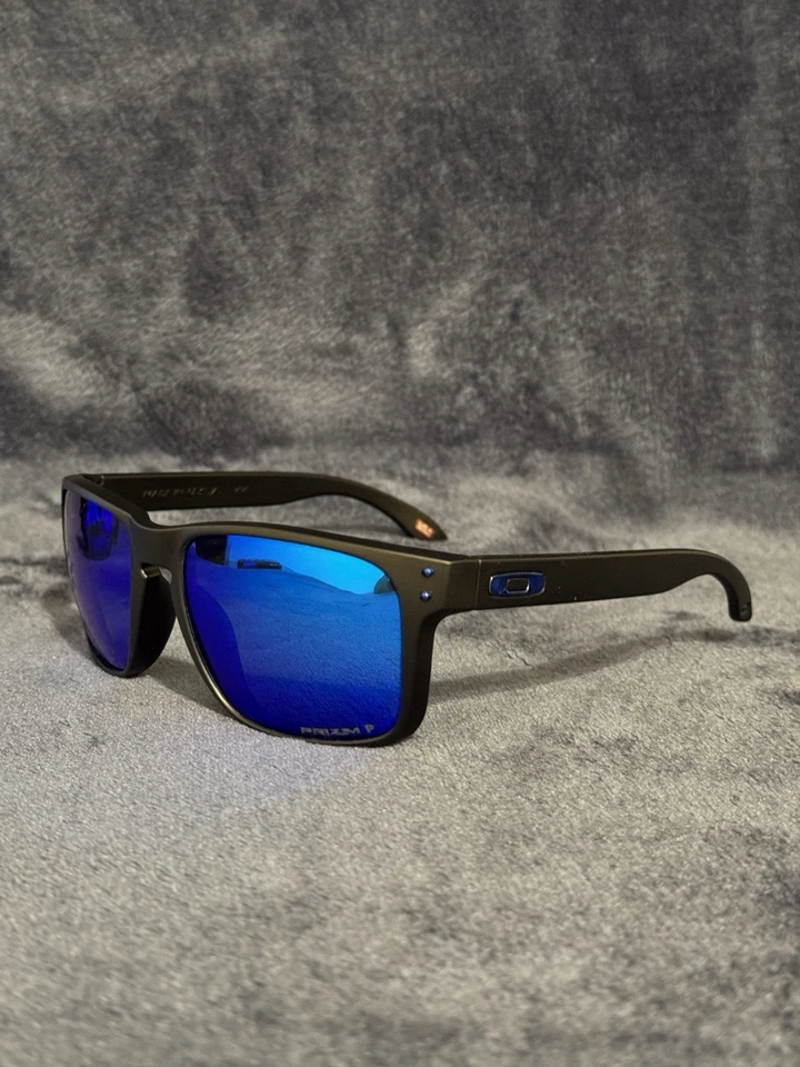 NOVO Óculos de Sol Masculino Oakley Holbrook XL Quadrado OO9417 AZUL - Imagem 3 de 4