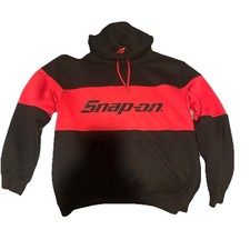 Rare Snap-On Hoodie XL Black And Red Next Level Choko Design Thick