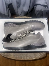 Mauri Sneakers Grey Black Size 12 45 Alligator Crocodile $300 MSRP