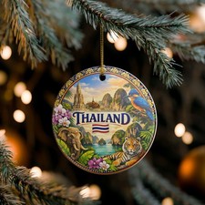Thailand Ornament  Ceramic Travel Decoration