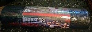 IRONSPORT New Fitness Foam Exercise Mat 10mm Thick 68"×24"