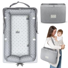 Snuggle Cozy Me Portable Baby Infant Lounger 0-24 Months Breathable Cotton