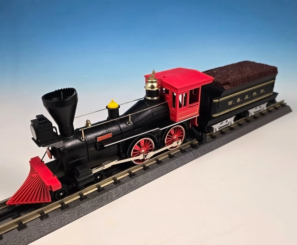 MTH Rail King 4-4-0 The General Steam Locomotive Tender WARR O Gauge 30-1120-0 - Image 2 of 4