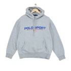 Ralph Lauren Polo Sport Hoodie Mens Size L Grey Athletic Streetwear