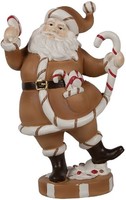 Clayre & Eef 6PR4276 Dekoration Weihnachtsmann 12X9X20 Cm