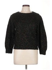 Intermix Women Black Pullover Sweater M