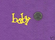 BABY thin die cuts scrapbook cards