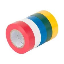 1/2 In. X 20 Ft. Colored Electrical Tape 5-Pack 