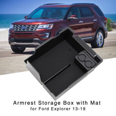 Für Ford Explorer 2013-2019 Armlehne Aufbewahrungsbox Mittelkonsole Tablett