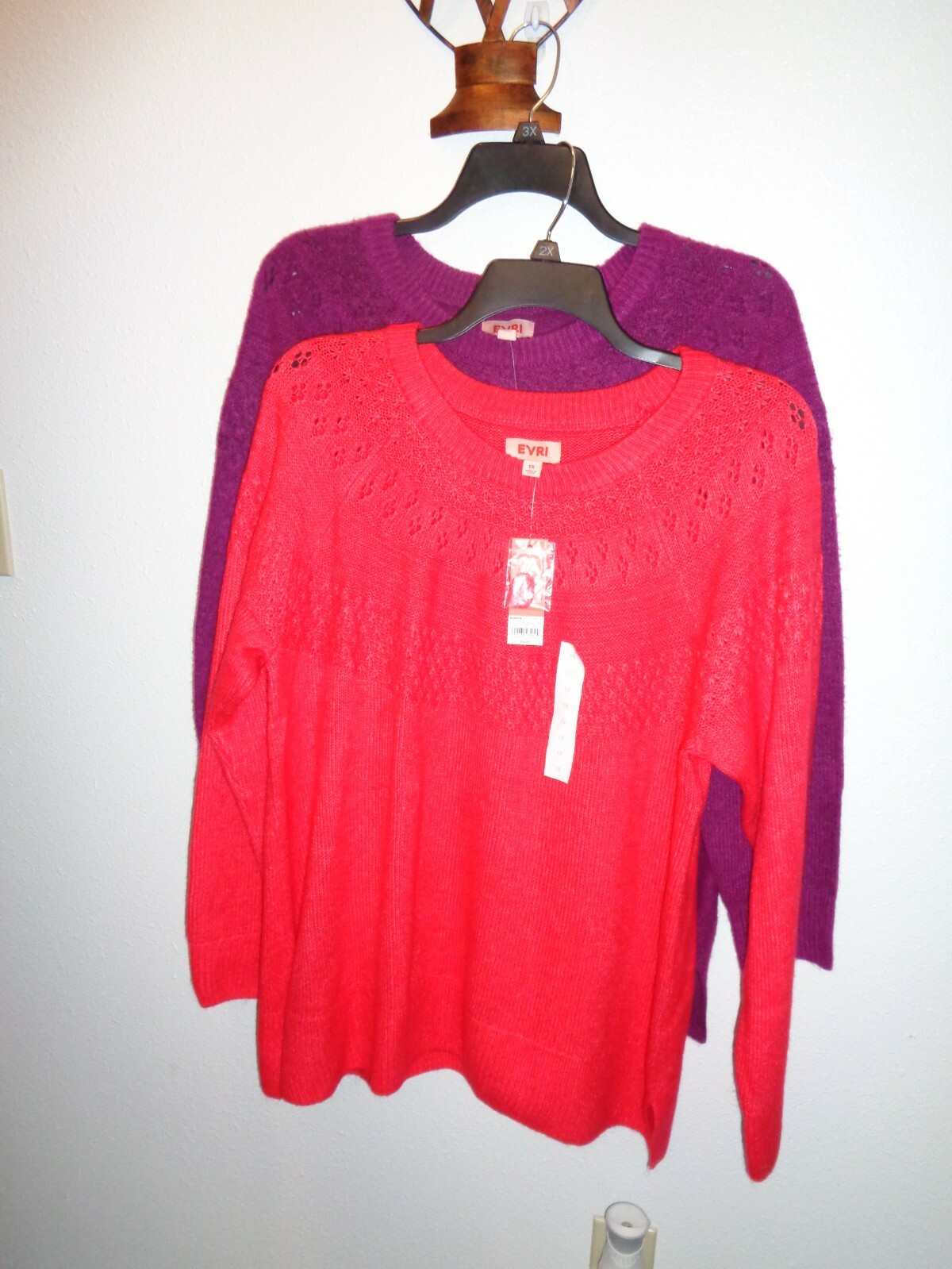 EVRI Sweaters Size 1X NWT Bundle Lot