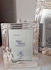 3 Silver Plated Picture Frames 1- 5"x7" , 2- 3.5"x5"(4x6)  NIB Loui Michel Cie  — photo 2