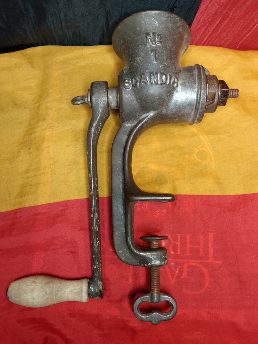 Vintage Cast Iron Husqvarna No. 1 Meat Grinder - Made in Sweden | eBay