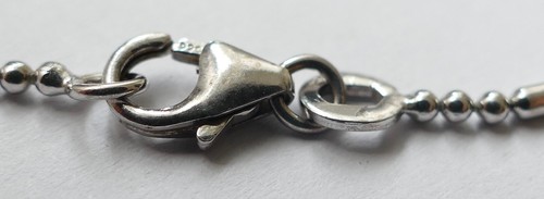 QUINN Armband schlicht zart 925 Silber rhodiniert Vintage 90er bracelet silver - Bild 3 von 4