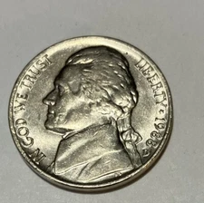 1988-D Nickel A30 Stock Photo