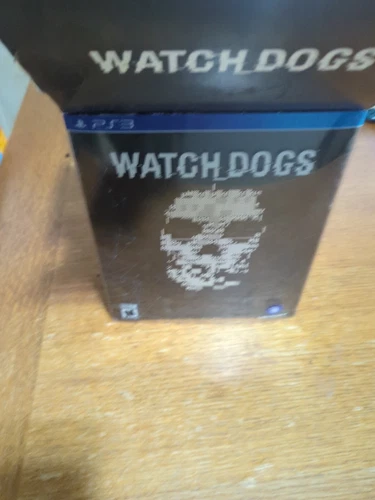 2014 Ubisoft PS3 Limited Edition Watch Dogs Big Box - Lightly Used See Photos