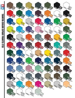 TAMIYA COLOR TS KUNSTSTOFF SPRÜHFARBE 100ml DOSE TS1-TS101 Modelliersprühfarbe UKShop