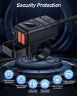 Motorcycle USB Charger Waterproof 2Pcs, Dual USB 24W QC 3.0  Phone Charger — photo 4