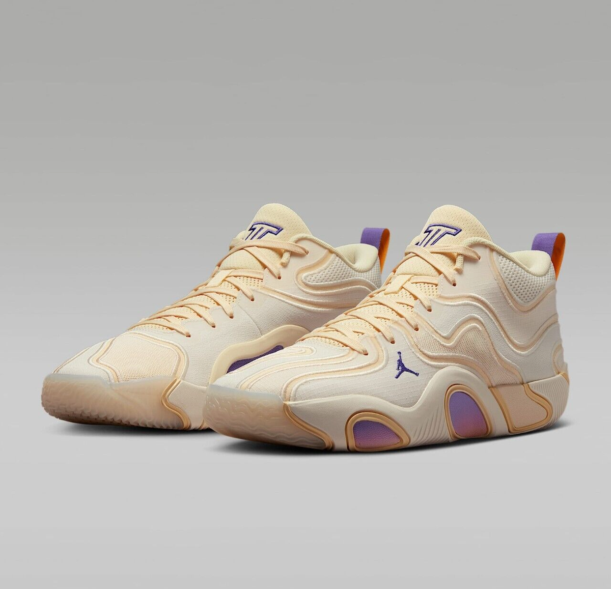 【ナイキ】★Jordan Tatum 3 PF Muslin Pale Ivory★大人気★ NIKE Tatum 3 PF HV5913-100 Sail Muslin Pale Ivory Dark Iris