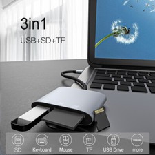 Type C To SD Micro sd/ TF Card Reader USB 3.0 U Flash Drive OTG Adapter PC