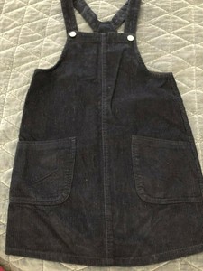 navy corduroy overall dress
