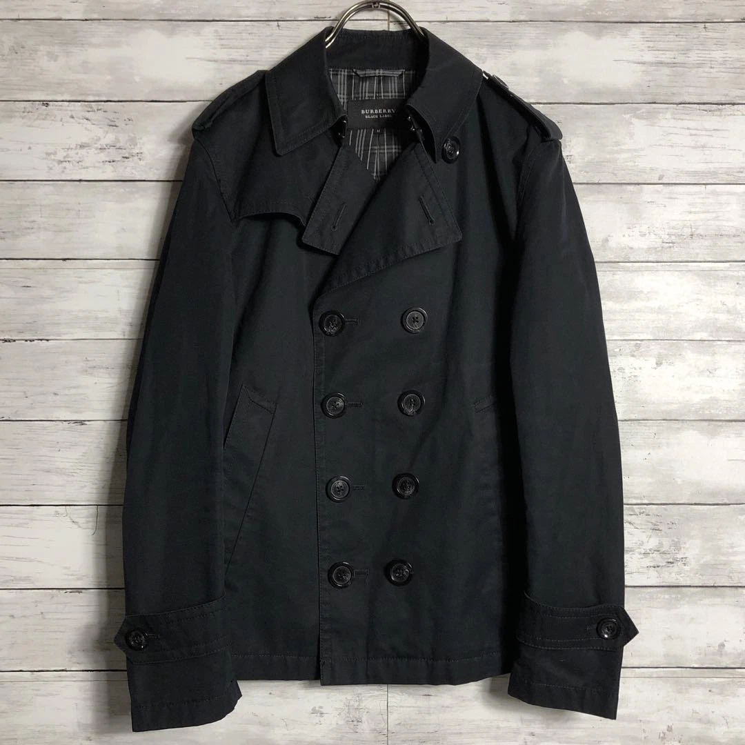 Japan Used Fashion] Burberry Black Label Half Length Trench Coat 