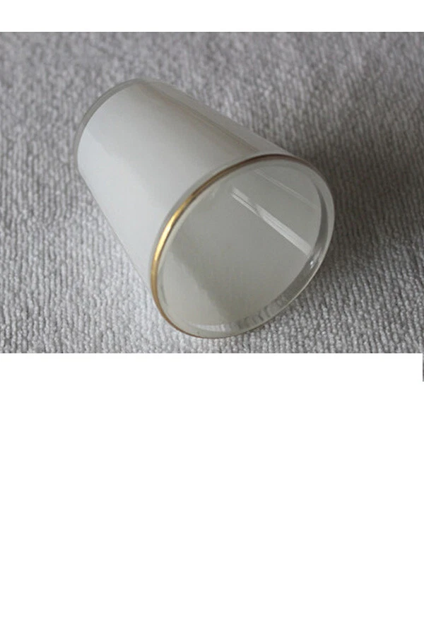 12 Piezas Gafas de Sublimación en Blanco 1.5oz Parche Blanco Borde Dorado Prensa de Calor Foto 4 de 4