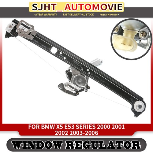 Power Window Regulator For BMW X5 E53 (2000-2006) - Rear Right Passenger Side, No Motor Included