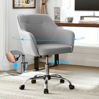 Schreibtischstuhl BüRostuhl HöHenverstellbarer Computerstuhl Songmics OBG019G02