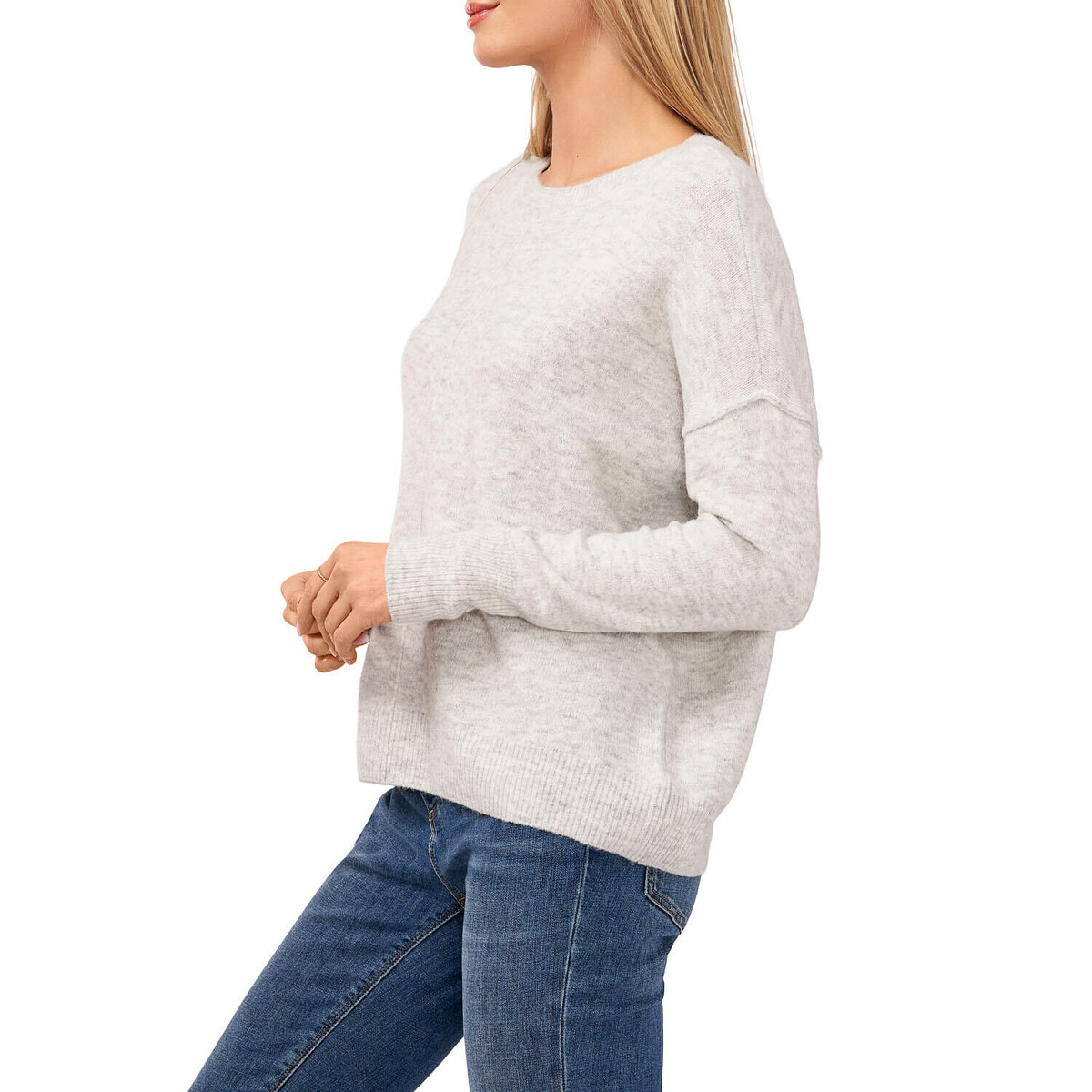 center seam crewneck sweater vince camuto
