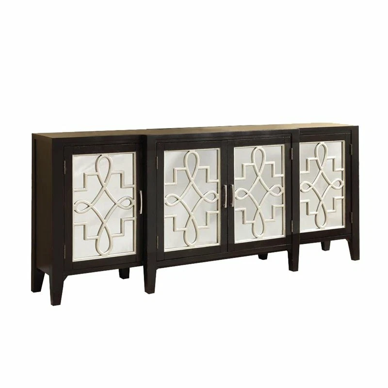 ACME Kacia Console Table in Antique Black eBay