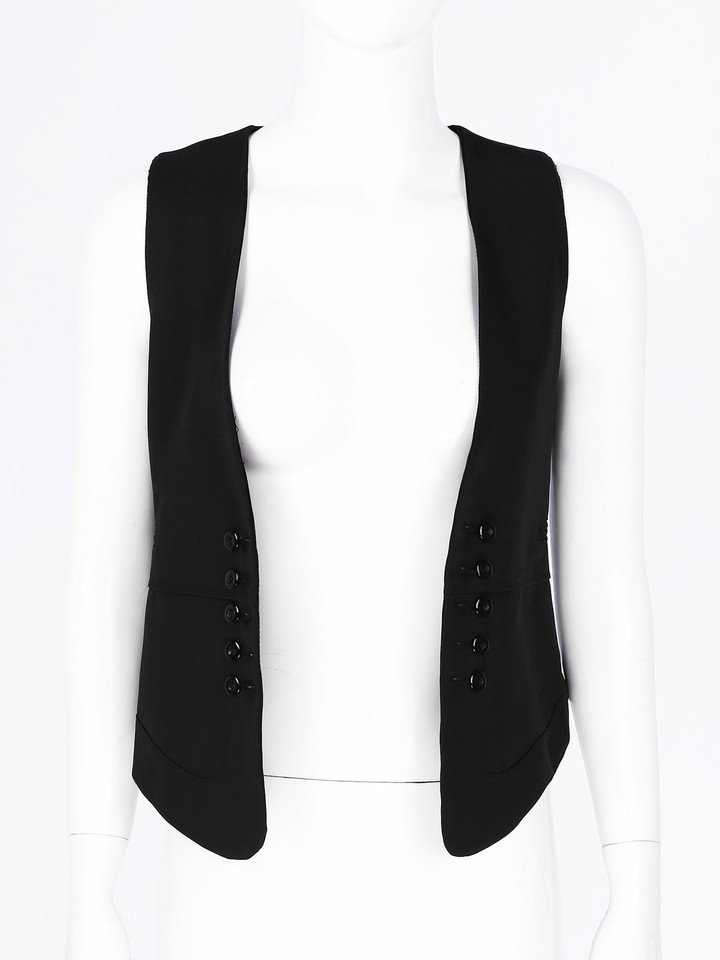 Womens Suit Vest Waistcoat Dressy Tuxedo Suit Slim Fit Halter Neck