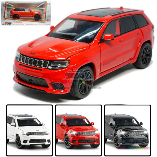 1:32 Jeep Grand Cherokee Trackhawk Model Car Diecast Vehicle Collection Kid Gift - Foto 1 di 16