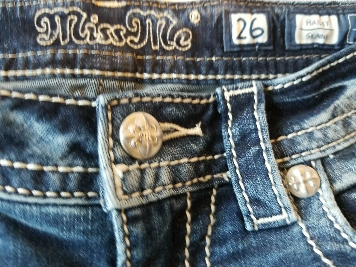 Womens Miss Me Hailey Skinny Jeans Size 26 eBay