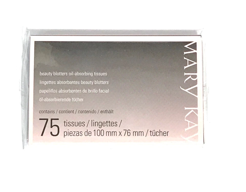 MARY KAY BEAUTY BLOTTERS OIL-ABSORBING TISSUES~150 TISSUES~2 PACKS OF 75 TISSUES - Image 4 of 4