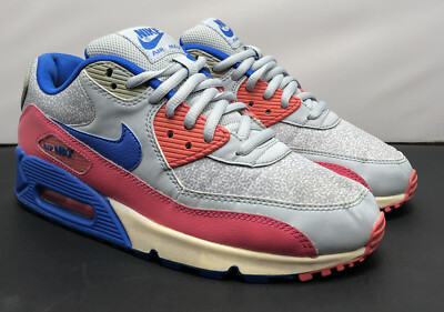 air max 90 light blue and pink