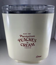 RARE 1985 Vintage Oster Quick Freeze Plantation Peaches N Cream Ice Cream Maker
