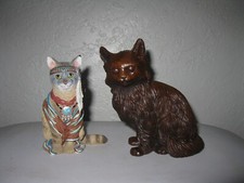 Red Mill MFG. Cat Setting pecan resin USA & The Hamilton Collection Cat 2 items