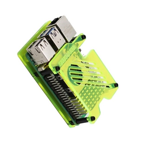 Active Coolers Translucent Acrylic Case for RPi 5 Development Board Accessories