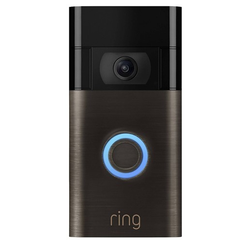 Ring Video Doorbell Battery HD Bronze Night Vision Two Way Talk Motion Detection - Picture 1 of 9