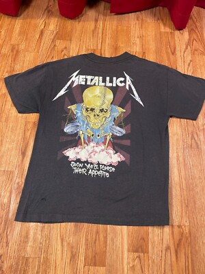 90s LLICA メタリカ Tシャツ L 　Brockum 1989 Vintage 1989 Metallica Their Money Tips Her Scales Again T-Shirt