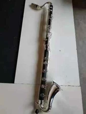 Bass Clarinet  Low C Top Level Easy blowing great,236 SILVER plated keys, ABS