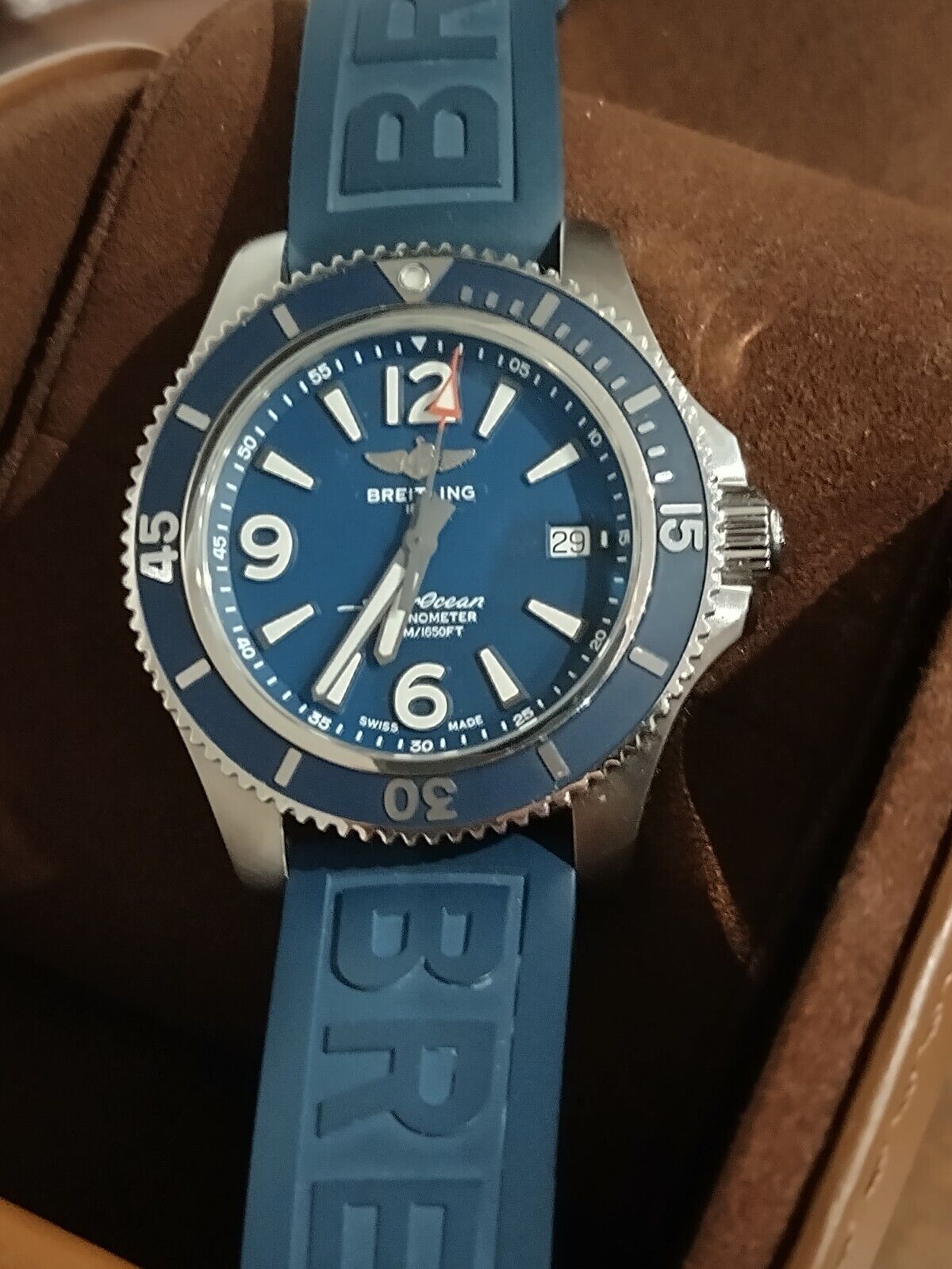 Breitling Superocean II AUTOMATIC 42 MM steel Diver Watch a17366d81c1s1...